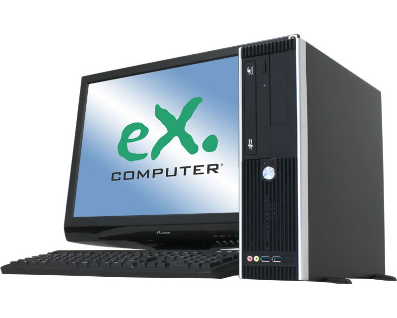 eX.computer スリム型デスクトップパソコン AeroSlim
