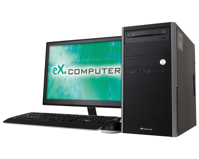 eX.computer ミニタワー型デスクトップパソコン AeroStream
